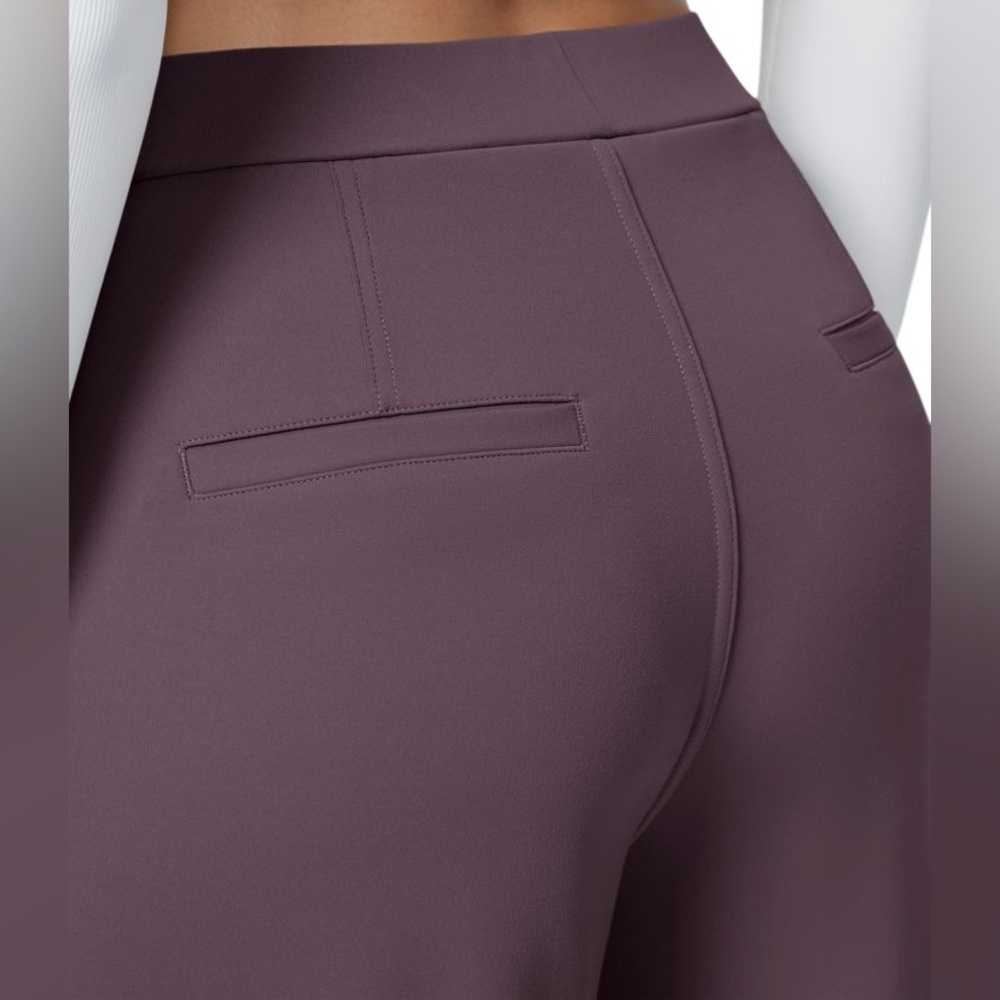 Halara Flex DayStretch High Waisted Pocket Straight Leg Work Pants - Picture 5 of 7